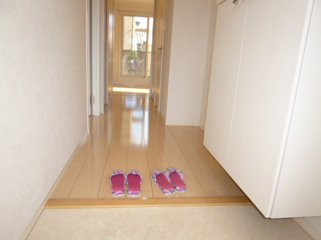 ソレイユⅡの玄関