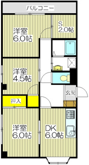 【間取り】 | ザグレイスハヤタ