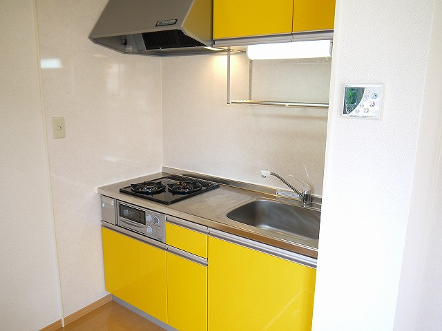 シャルマン高畑　Ｃ棟のキッチン|使いやすいキッチンです