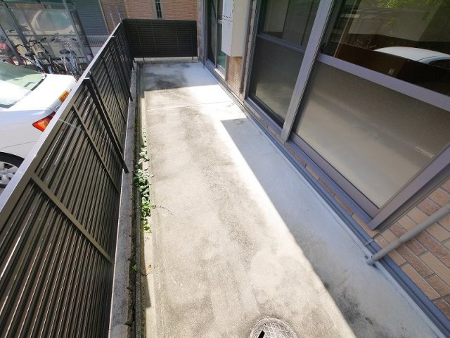 フェルティ　２番館の庭|お庭の付いた物件です