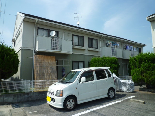 倉敷市川入のアパートの外観