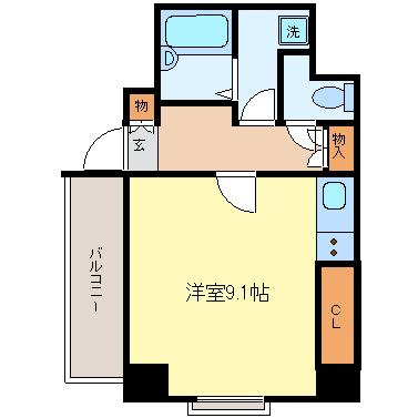【間取り】 | グランコルベール天神橋
