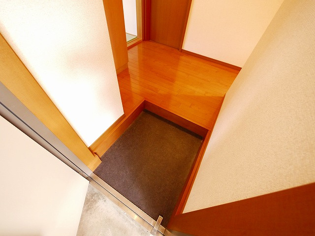 サテライトミーホA棟の玄関|収納もある玄関です