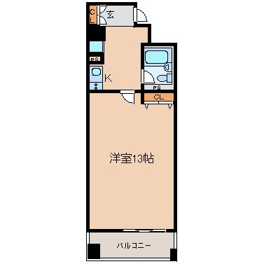 【間取り】 | アヴァンセクール西天満5丁目