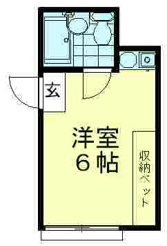 エスポワール八坂の間取り