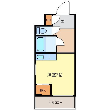 【間取り】 | 東天満ハイツ