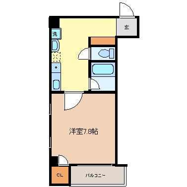【間取り】 | オリエンタル西天満