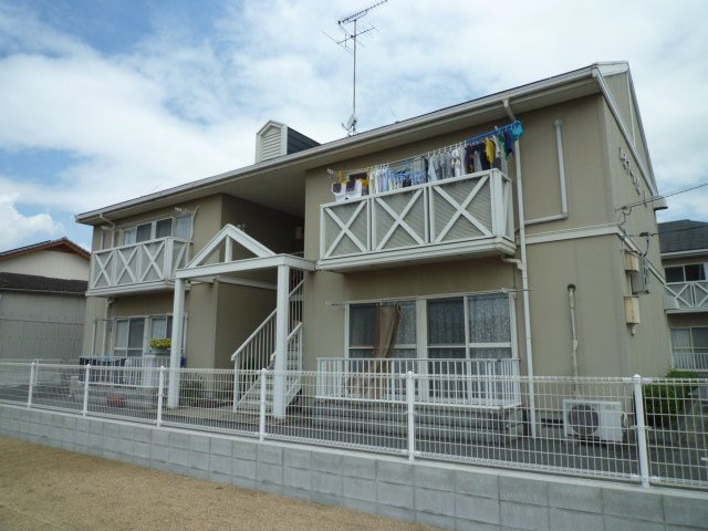 倉敷市福島のアパートの外観