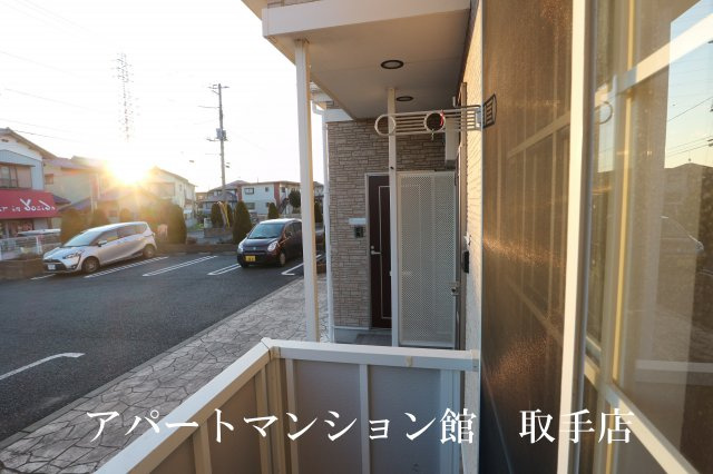 グリーンフィールドBのバルコニー