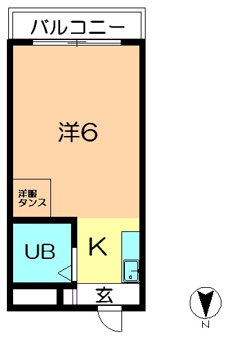 【間取り】 | コーポ平城