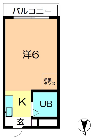 【間取り】 | コーポ平城
