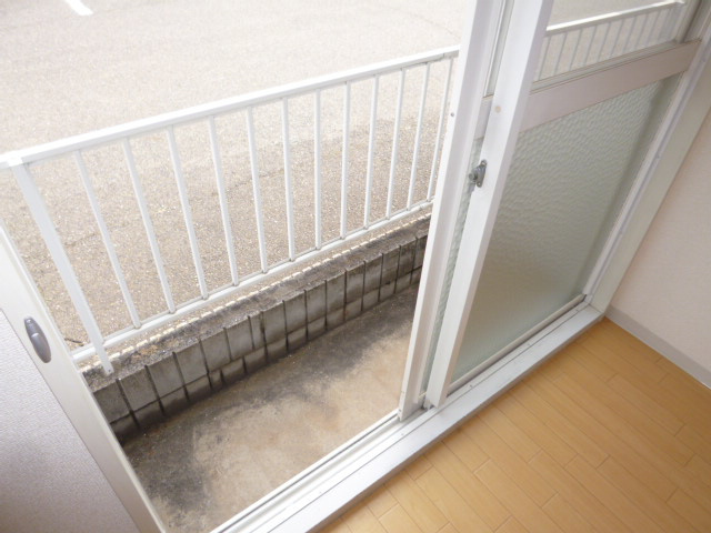 フレグランスまほろばＡのバルコニー