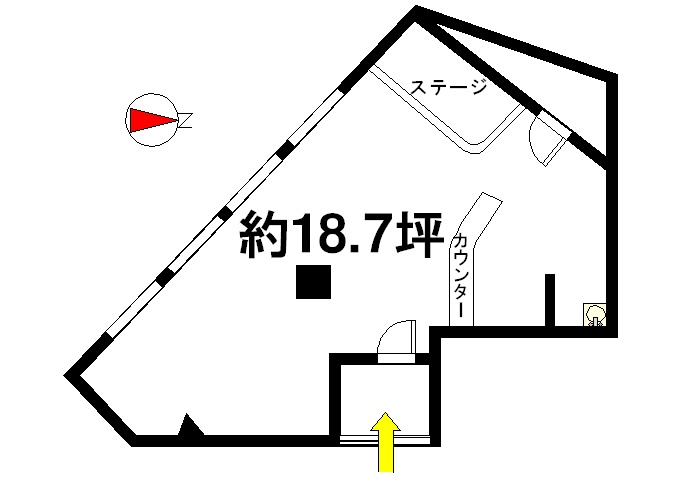 喜田ビルの間取り