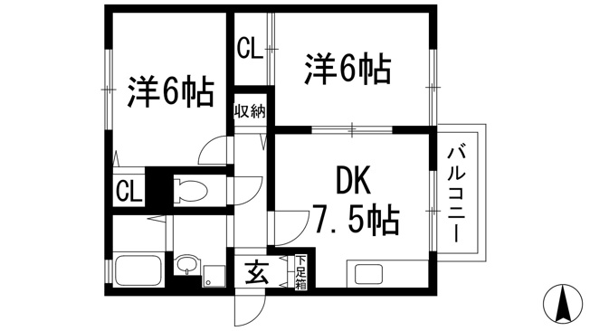 【間取り】 | セジュールＳＨＯ