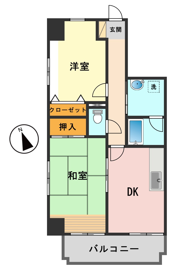 レジデンス・ＳＡＴＯの間取り