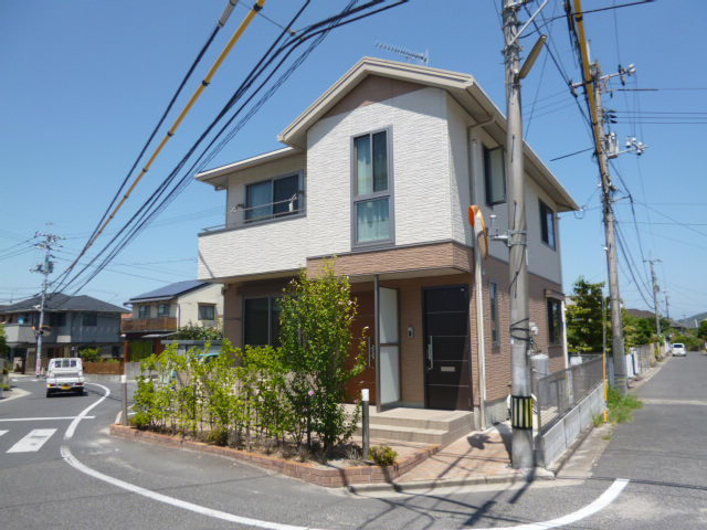 倉敷市福島のアパートの外観