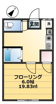 ニュータウンハウスの間取り|バストイレ別【ニュータウンハウス】
