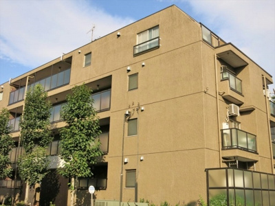 【外観】 | 上野毛日伸マンション | 外観タイル張りの分譲賃貸マンションです。