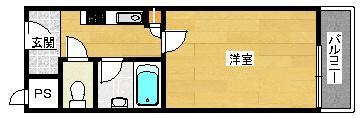 マンションライツの間取り