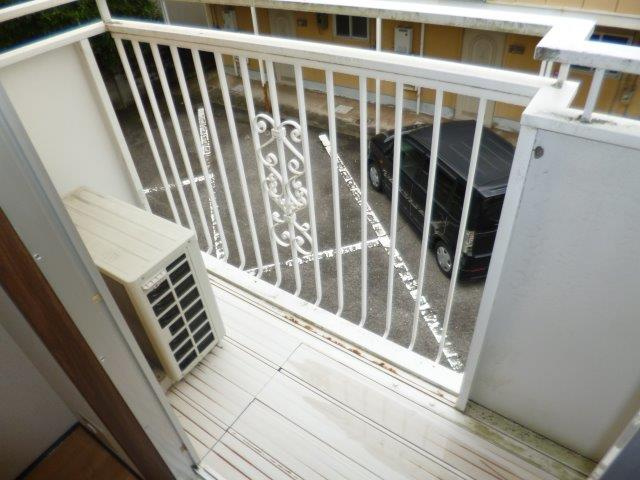 ハイツあかねＡのバルコニー