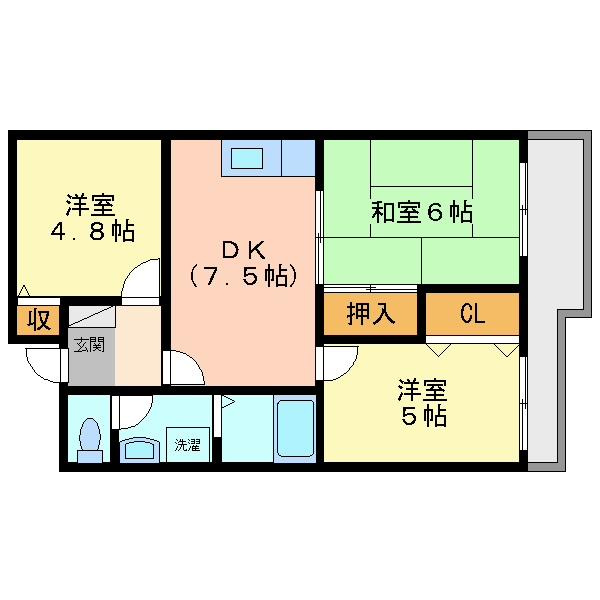 ソシア加茂の間取り
