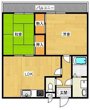 グリーンヒル草部の間取り