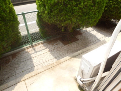 【庭】 | プレジール中野屋B | テラス