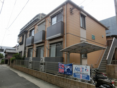 【外観】 | ローズハイツ | ローズハイツ　軽量鉄骨造2階建て