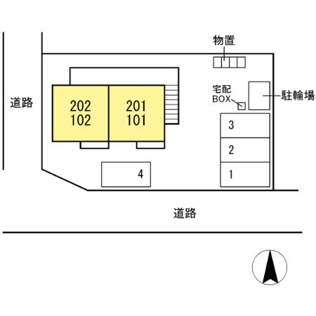フロイデの区画図