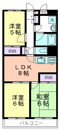 メゾン第３田無の間取り