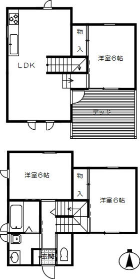 【間取り】 | 金井貸家