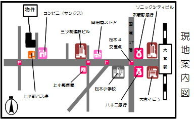 【地図】 | 金井貸家
