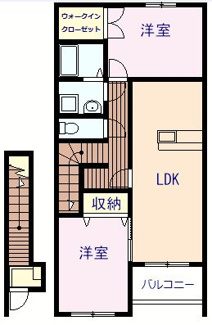 【間取り】 | アルルⅡ番館