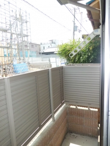 ラウンドハイツのバルコニー