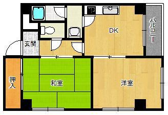 マスターズエル鳳南581の間取り