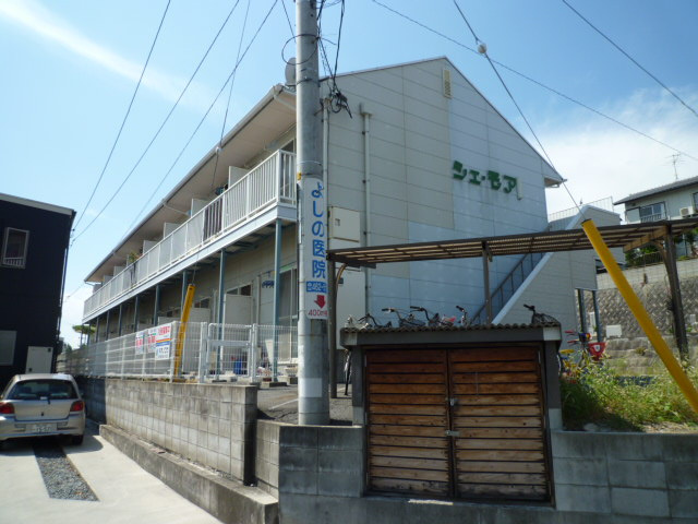 倉敷市中庄のアパートの外観