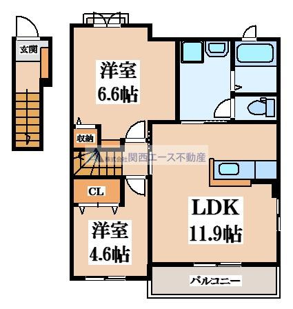 【間取り】 | サンライズコート東山