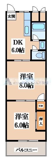 【間取り】 | 日の出コーポ