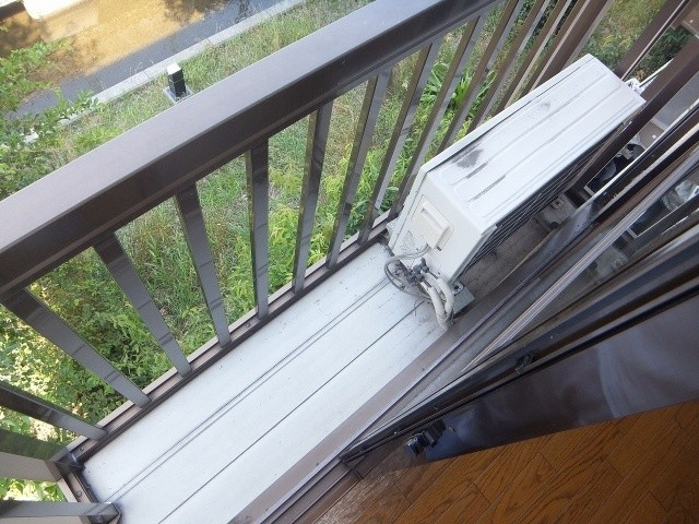 ハイツ河田2のバルコニー