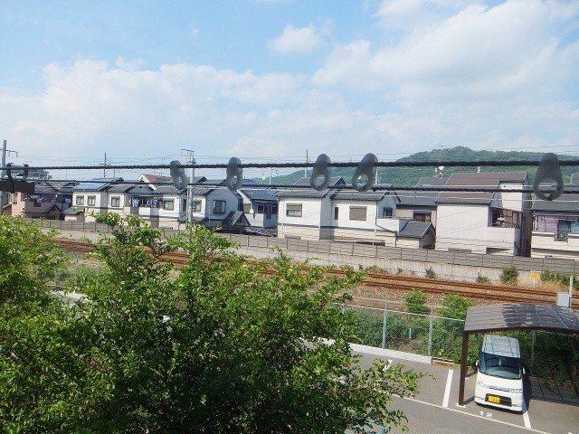 ハイツ河田2のバルコニー
