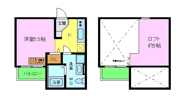 CLOUD鳳の間取り|CLOUD鳳