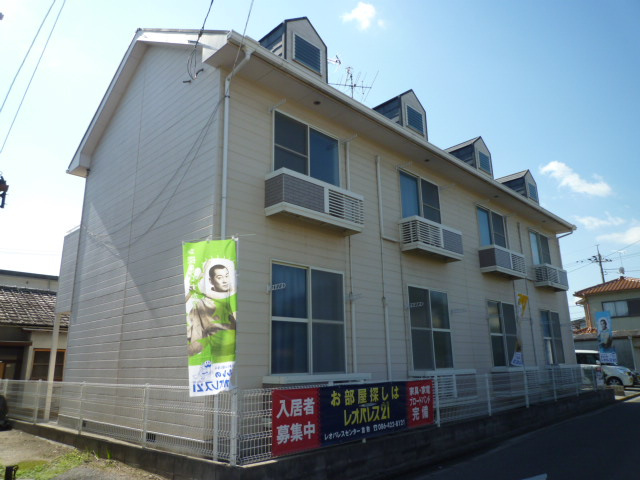 倉敷市大島のアパートの外観