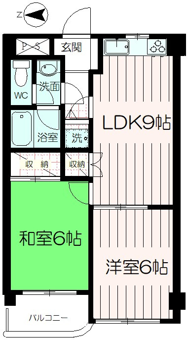 カーサ柊の間取り|3口コンロ完備【カーサ柊】
