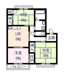 【間取り】 | フレグランス川崎