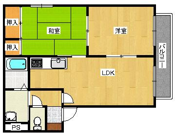 アミ緑町A・Bの間取り