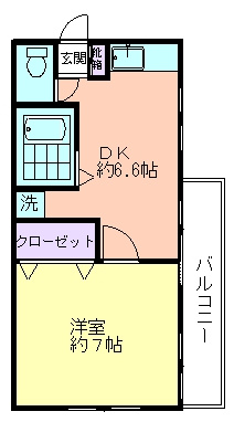 エステート一橋Ⅰの間取り