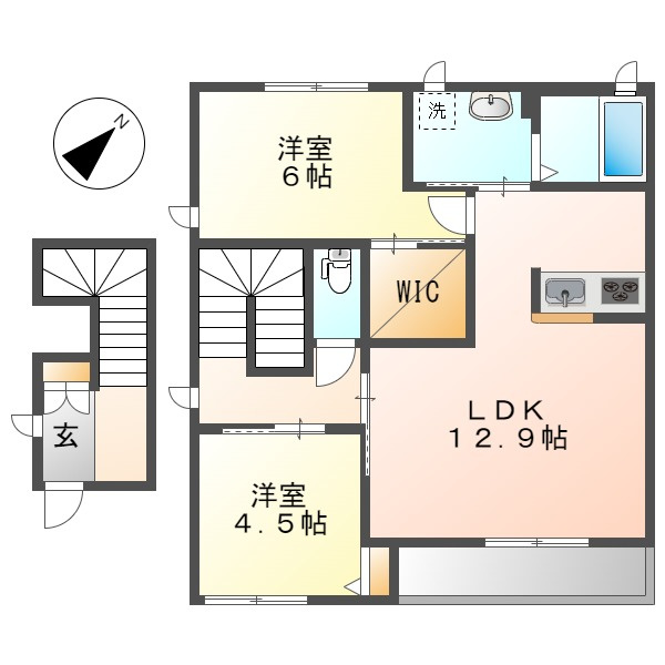 コフレ　Ｂの間取り
