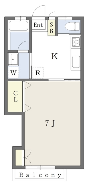 ガーデニアパレスの間取り