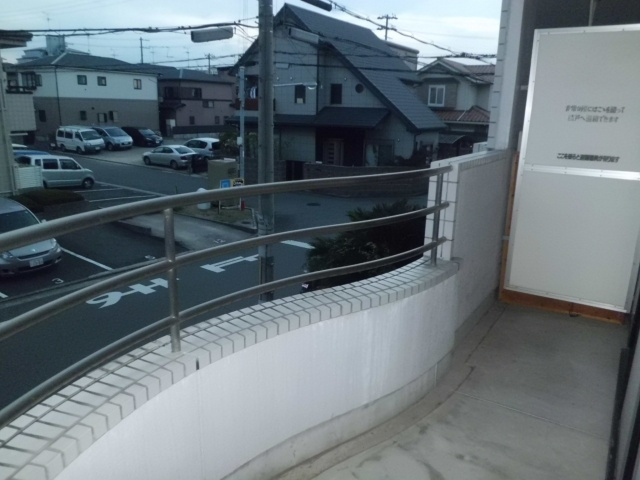 バウハウスのバルコニー