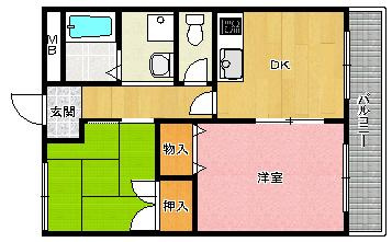 バウハウスの間取り